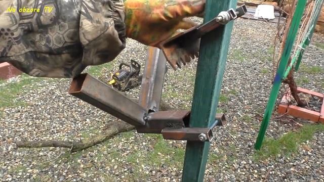 Простейший держатель для любых бревен, который облегчит их распил! смотреть онлайн