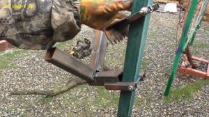 Простейший держатель для любых бревен, который облегчит их распил!