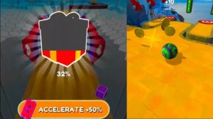 Going Ball : 2x speed Run Mobile gameplay Walkthrough IOS, Android color ball Run level 444