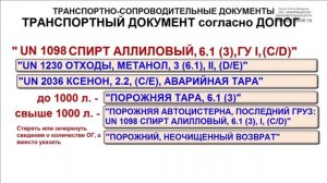 Лекция 17   Транспортные документы