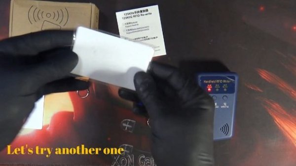 ?? Handheld 125KHz EM4100 RFID Copier Writer Duplicator Programmer Reader - Rebuild