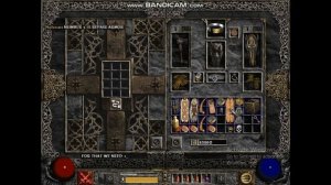 DIABLO 2 TUTORIAL  Recipes for Horadric Cube