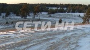 Береговая зона озера Силикатное уничтожена нелегальными добытчиками песка