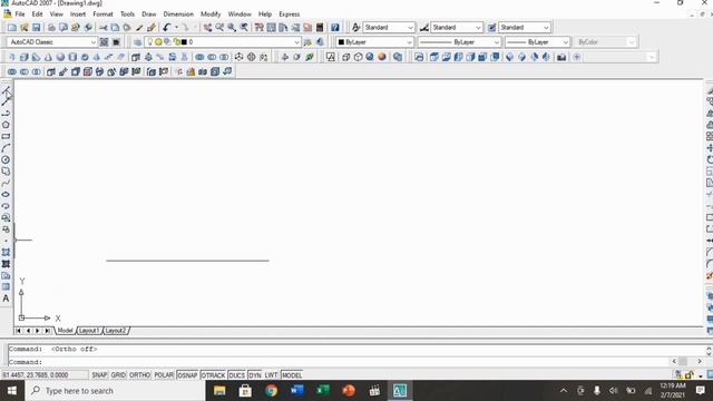 Line command in Autocad 2007 | part 3 | Autodesk. смотреть онлайн