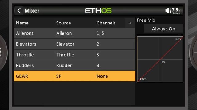 FrSky Ethos, assign a channel to a switch, knob or slider смотреть онлайн