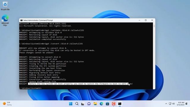 Convert MBR to GPT without loss DATA | Windows 11/10 смотреть онлайн