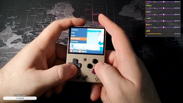 Miyoo Mini играем в разные игры (тестовый стрим)