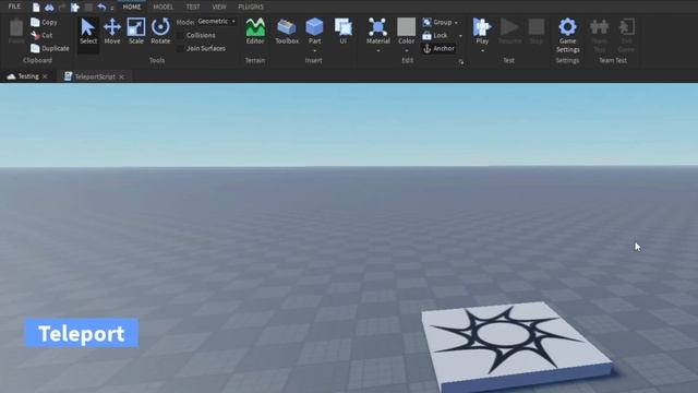 How to make a TELEPORT BUTTON in ROBLOX STUDIO | 2022 смотреть онлайн