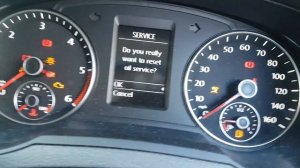vw sharan oil service reset