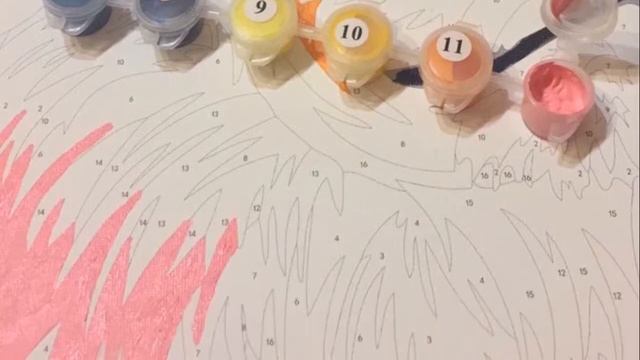 ВолшебнаяКисть.рф - Процесс создания картины по номерам смотреть онлайн