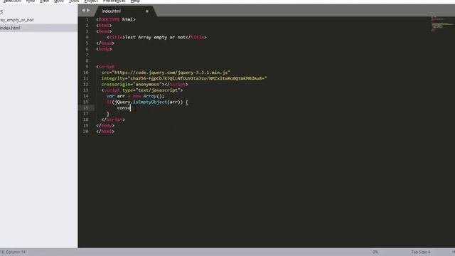 Check array empty or not ? смотреть онлайн