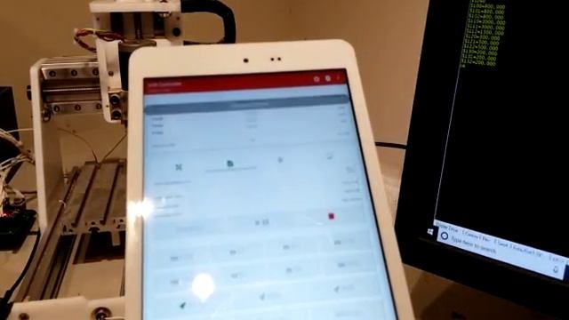 Streaming Gcode to ESP32 Grbl via BlueTooth смотреть онлайн