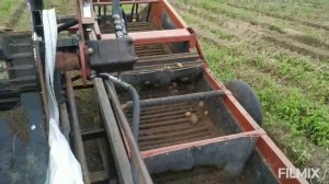 Самодельный картофелеуборочный комбайн (копалка-собиралка)