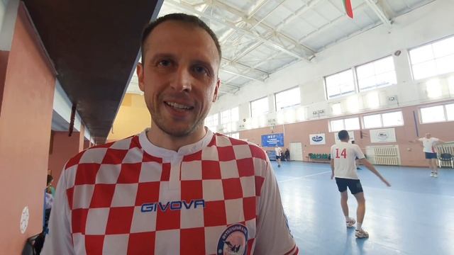 Сергей Казанцев либеро команды "Авиационный ремонтный завод 558" Послематчевое интервью. смотреть онлайн