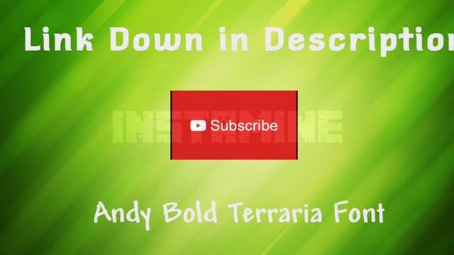 TERRARIA | IN GAME USED FONT ANDY BOLD FREE DOWNLOAD!!?!! смотреть онлайн