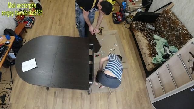 Сборка? кухонного стола? #своимируками смотреть онлайн