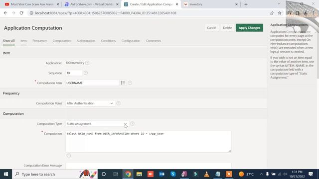 How to Get Session Name in Oracle Apex | Mr Gactack смотреть онлайн