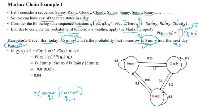 104 Markov chain process Example 2 смотреть онлайн