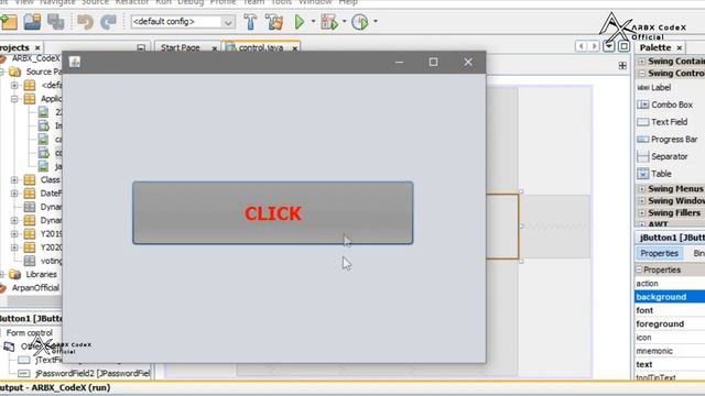 jButton: What & How to Use | Netbeans Java GUI Control - Basics | ARBX CodeX 2020 смотреть онлайн