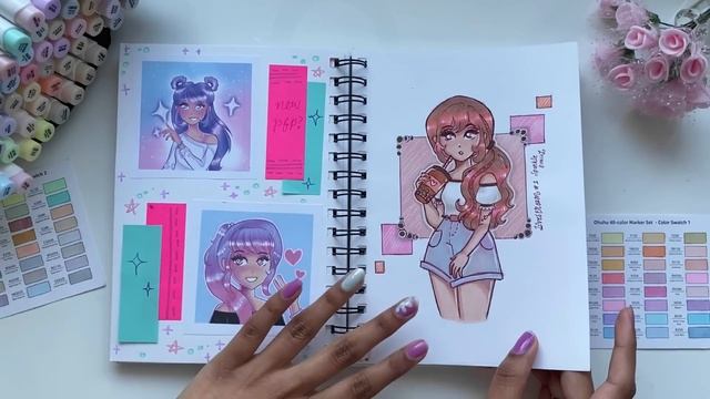 ❤︎ Sketchbook Tour 2022 ❤︎ // Art Style Evolution ??