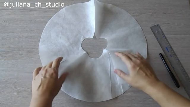 Юбка "Трубы - Кекс". Крой и макет. смотреть онлайн