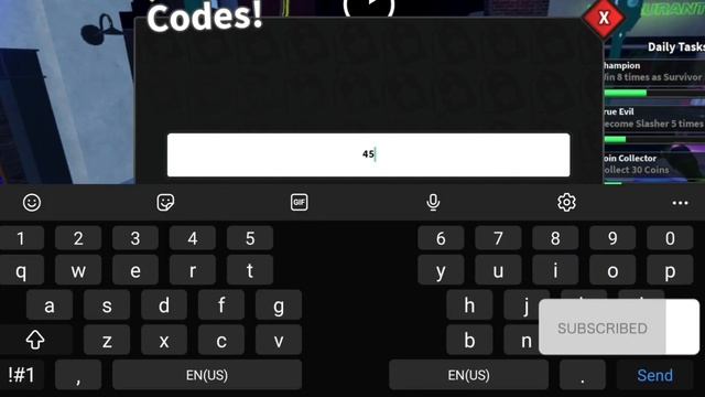 Code in Survive the slasher | Survive The Killer [ROBLOX] смотреть онлайн