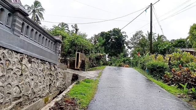 Heavy Rain In My Village In Indonesia, Very Cool, Sleep Soundly Because Of Heavy Rain In The Villag