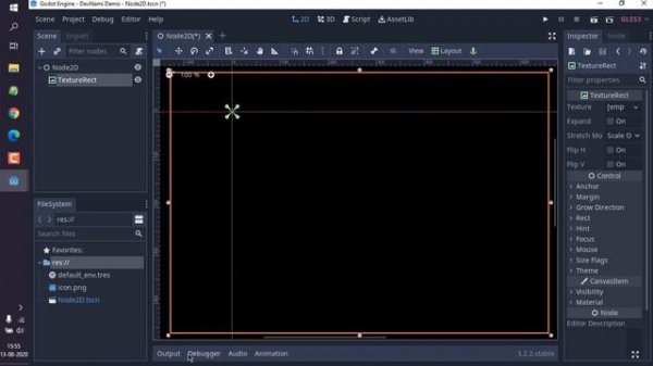 Godot Engine  - How to Add Image Background