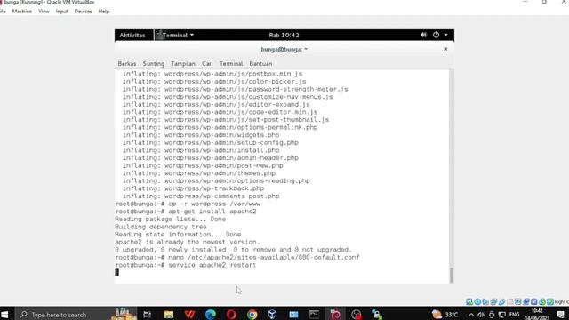 CARA INSTALL WORDPRESS DI DEBIAN 8 | VIRTUAL BOX смотреть онлайн