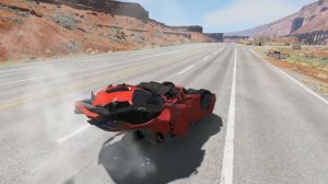 Машины против лежачего полицейского – BeamNG.Drive