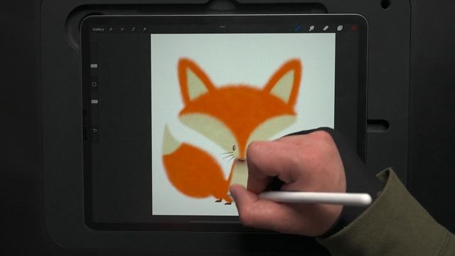 Procreate Fur Brush Tutorial: Let's Draw a Fox! смотреть онлайн