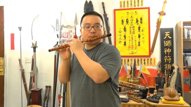 Dizi (Chinese Flute) Lesson - Playing High Pitch Notes, with Beautiful Music! смотреть онлайн
