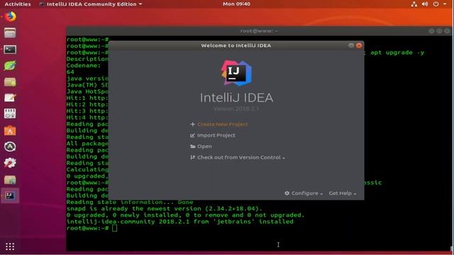 2 ways To install IntelliJ IDEA Community Edition On ubuntu 18.04 смотреть онлайн