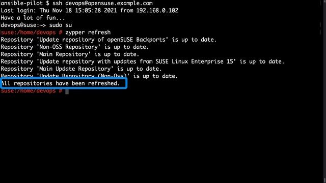 How to install Ansible in OpenSUSE Leap 15 смотреть онлайн