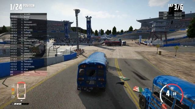 Wreckfest - Figure 8 School Bus Demolition Derby смотреть онлайн