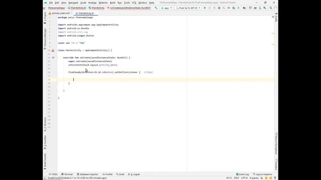 Button & setOnClickListener 按鈕與按下監聽 | Android Studio (Kotlin) 中文教學 смотреть онлайн