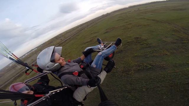 Параплан в Челябинске. Полёты 27 сентября 2016. смотреть онлайн