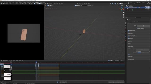 Blender Animation Tutorial - Iphone Product Animation смотреть онлайн