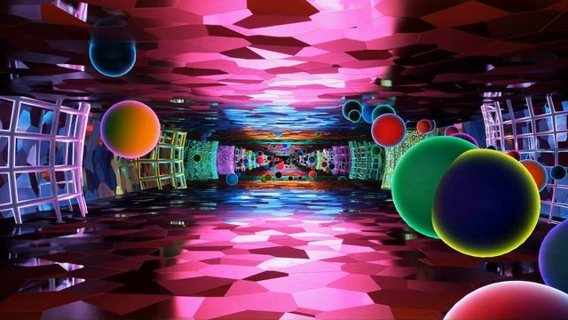Endless Neon Mandala VJ Circuit for Meditation and Relaxation смотреть онлайн