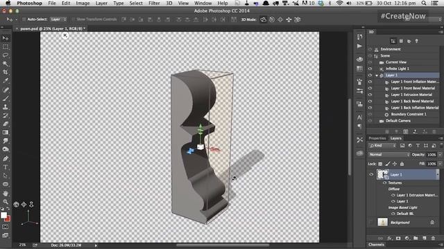 Photoshop CC 3D Capabilities with Steve Caplin - Create Now Online смотреть онлайн