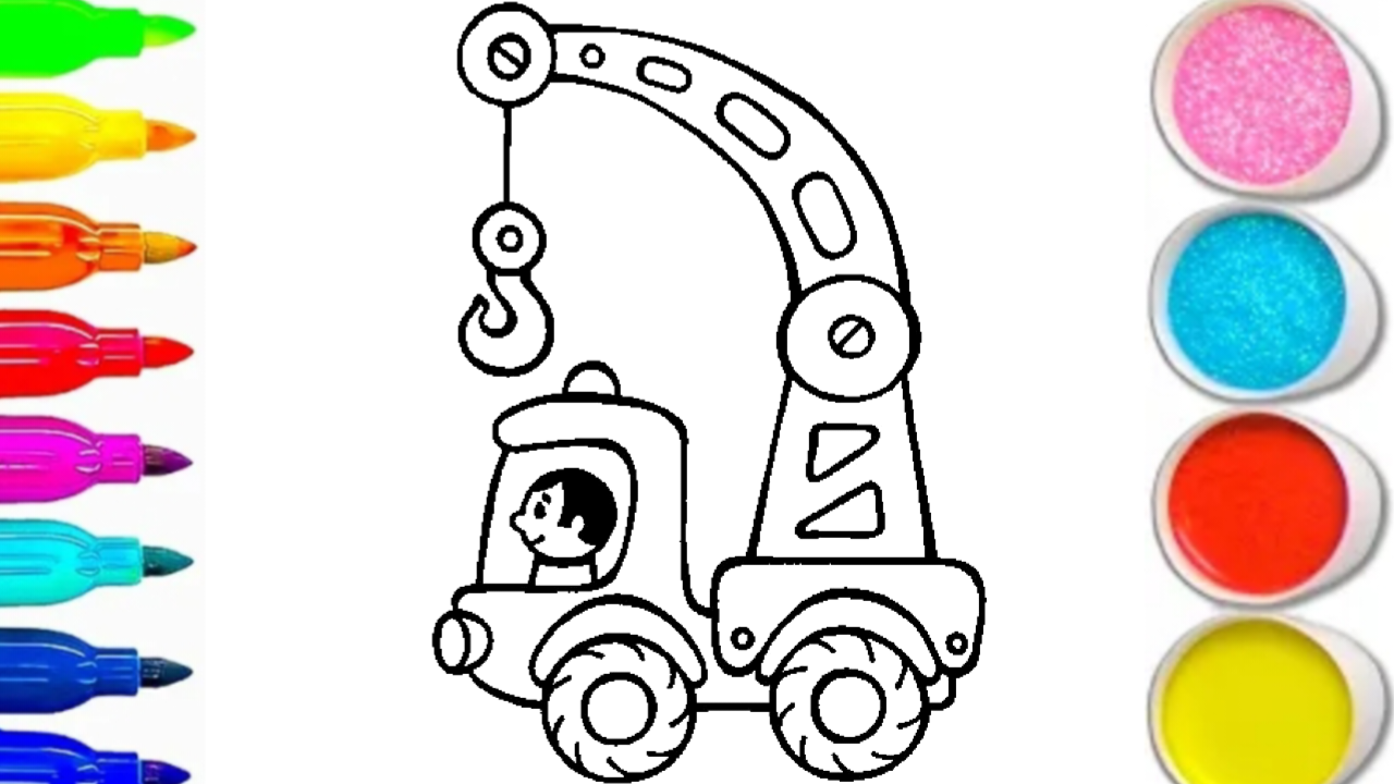 КАК НАРИСОВАТЬ АВТОКРАН смотреть онлайн