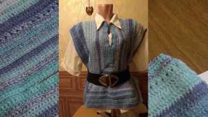 Как связать тунику, жилет, кардиган крючком на основе квадрата