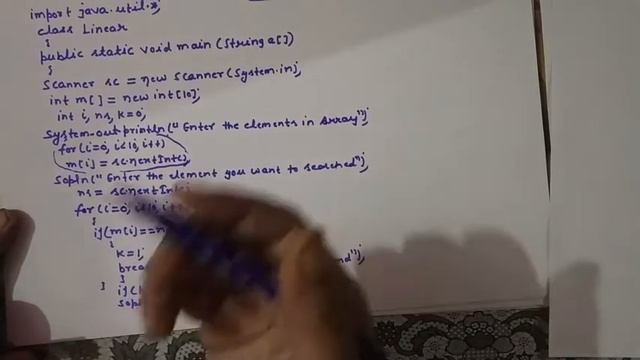 LINEAR SEARCH TECHNIQUE IN JAVA WITH PRACTICAL ON COMPUTER смотреть онлайн