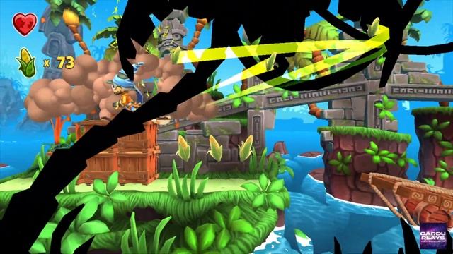 Stitchy in Tooki Trouble | Video Gameplay walkthrough playthrough without comment. Enjoy! смотреть онлайн