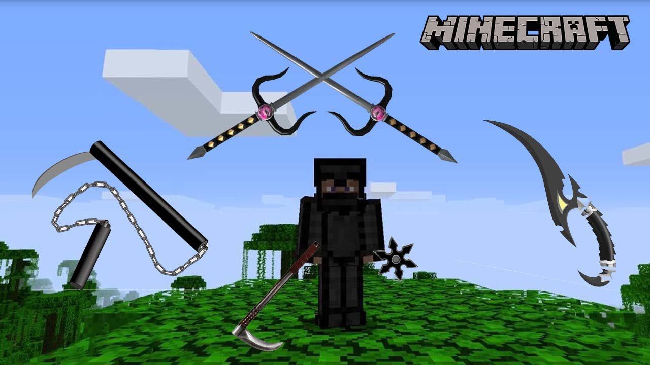 Оружие и снаряжение Ниндзя | Обзор мода Ninja Gear смотреть онлайн