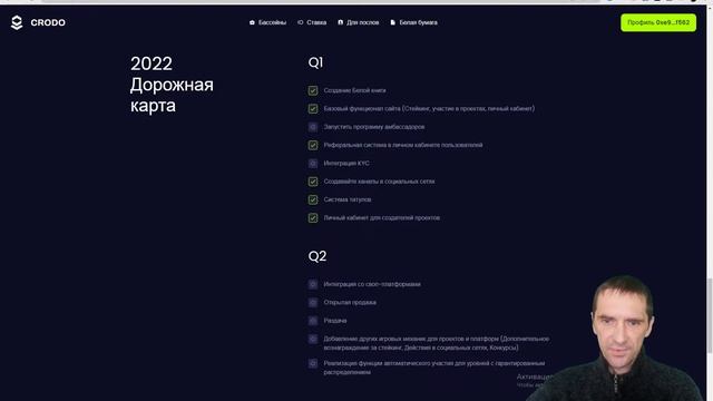 Crodo IDO Площадка обзор | Амбассадорская программа смотреть онлайн