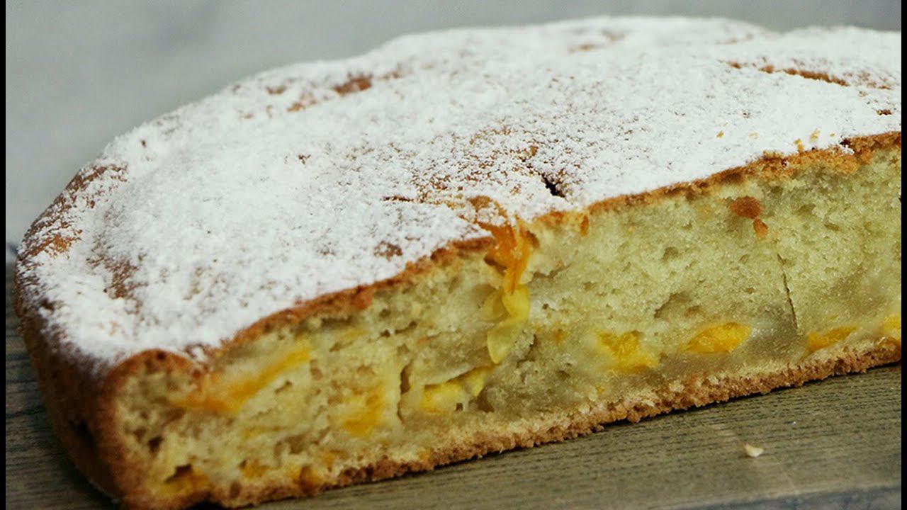 Пирог с абрикосами на скорую руку. Бюджетный пирог на молоке и растительном масле смотреть онлайн