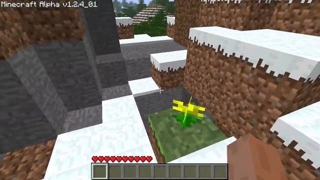 Minecraft Alpha 1.2.4 - Обзор смотреть онлайн