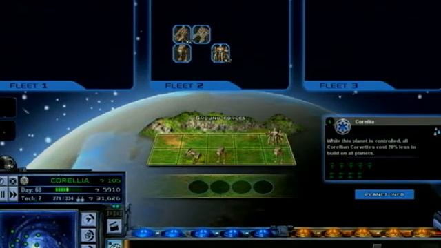 Star Wars: Empire at War PC Games Gameplay - Galactic Map смотреть онлайн