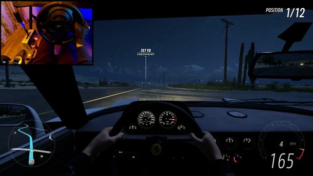 Ferrari F40 Goliath Retro Race Night - Forza Horizon 5 (Steering Wheel + Shifter) Gameplay смотреть онлайн